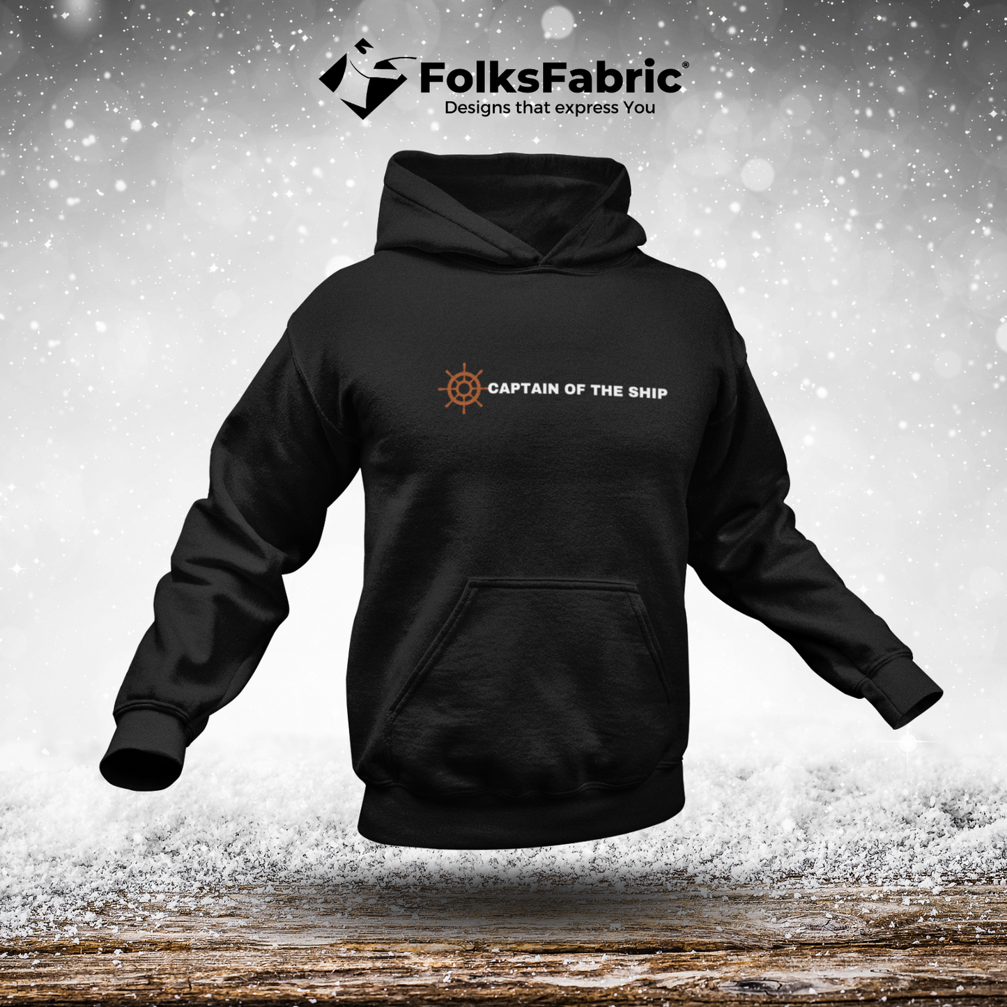 Captain of the Ship Hoody - FolksFabric