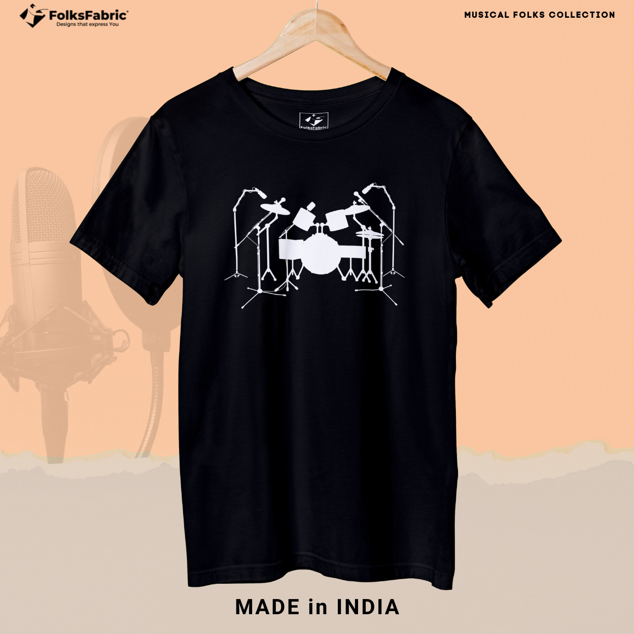 Record Drums - FolksFabric