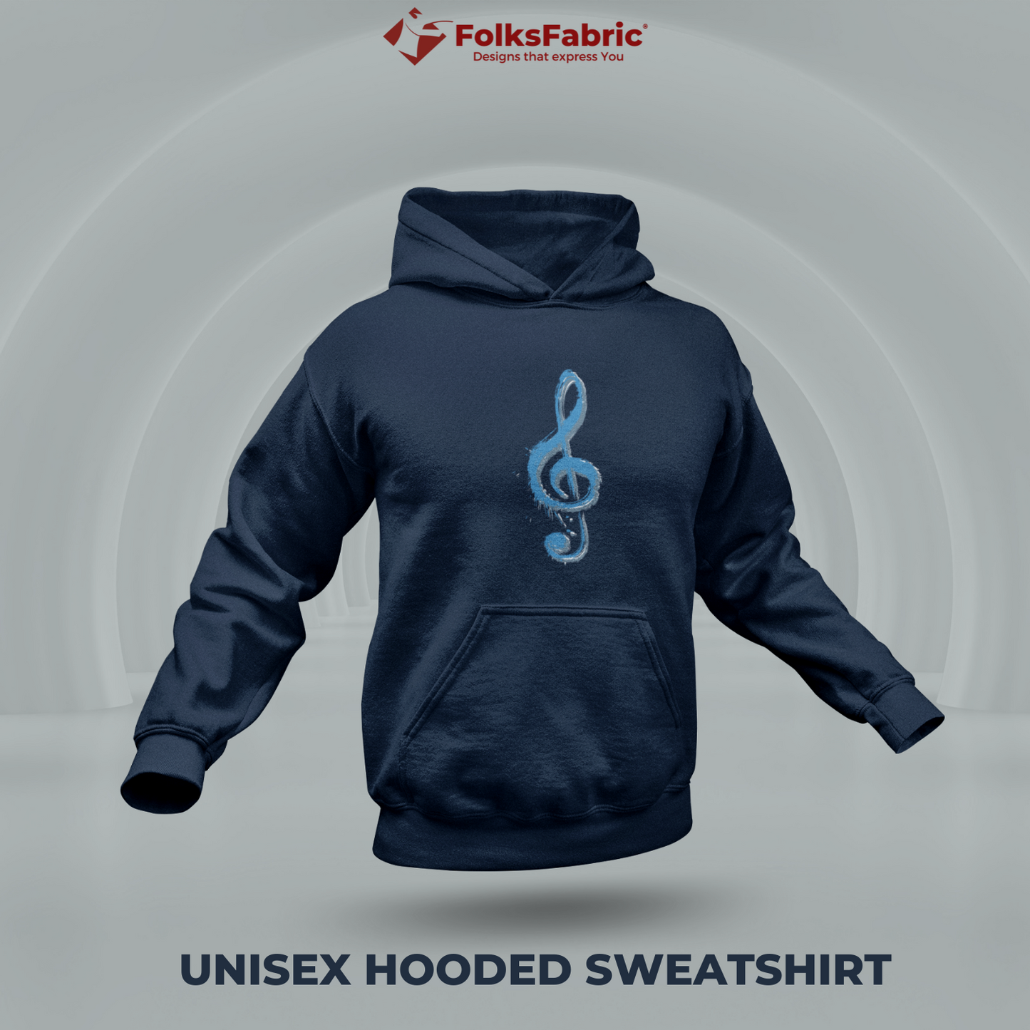 Music Note Hoodie - FolksFabric