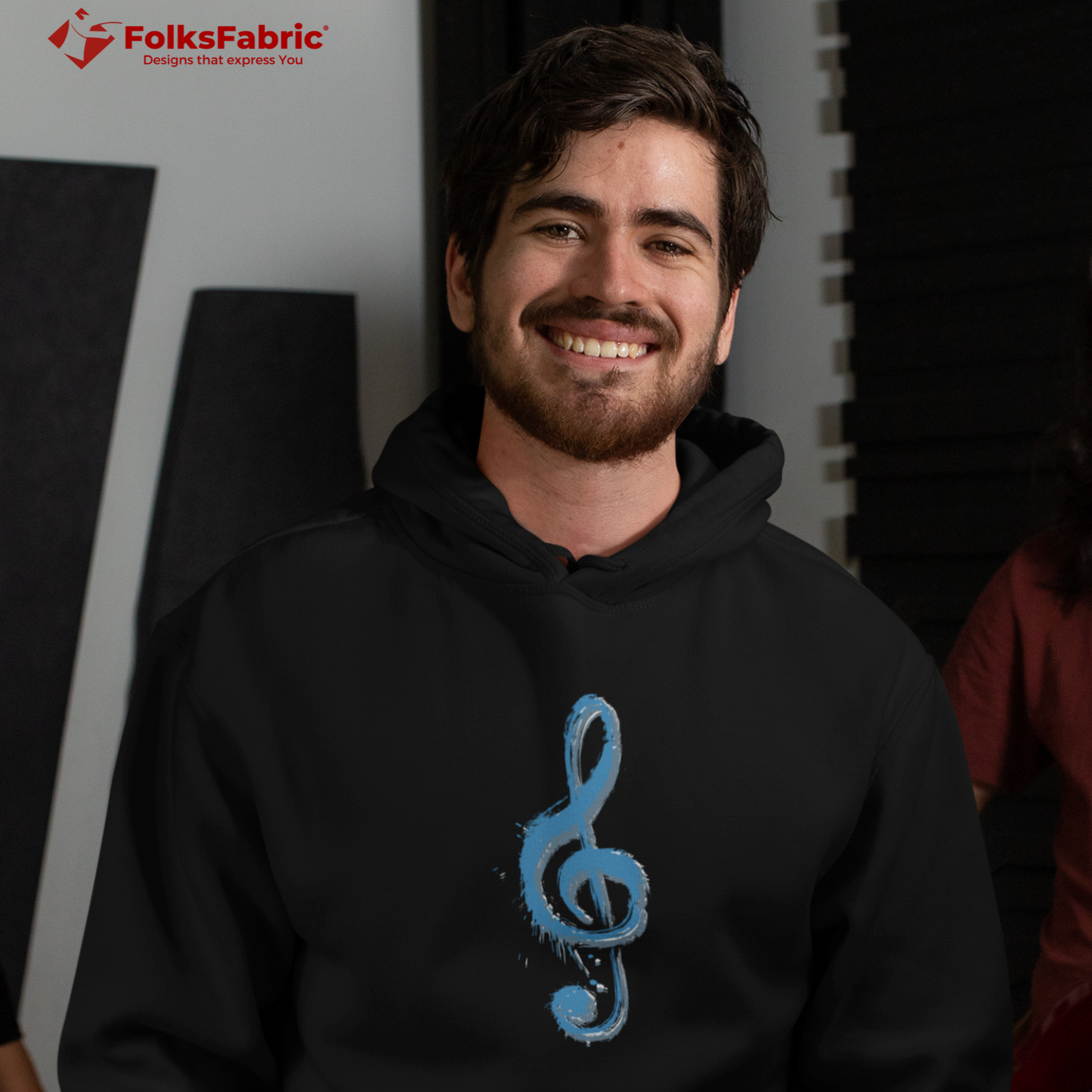 Music Note Hoodie - FolksFabric