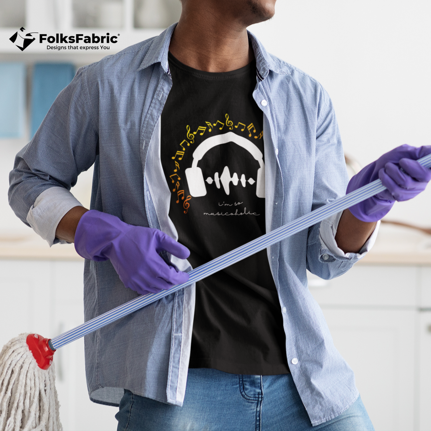 I'm so musicoholic - FolksFabric