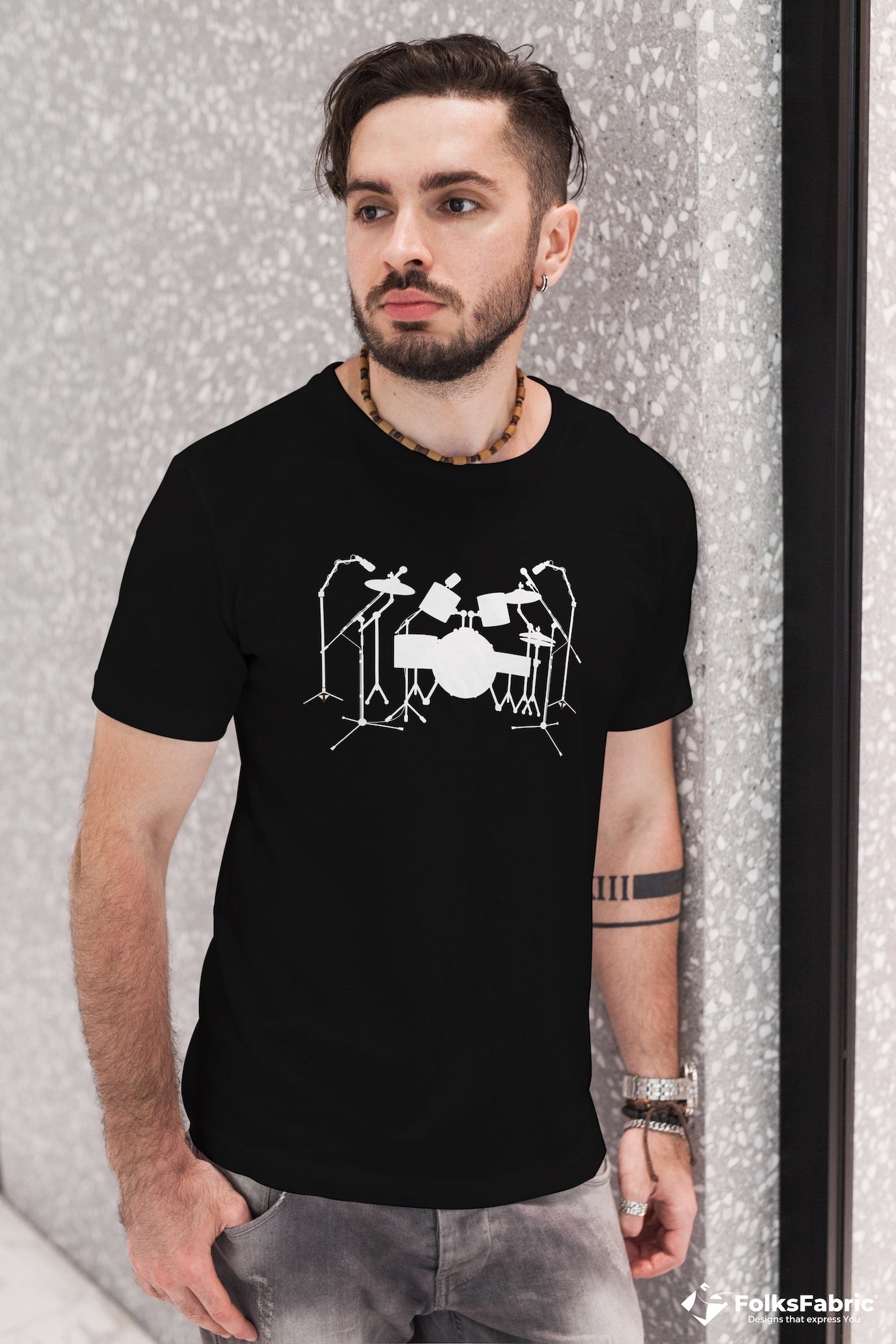Record Drums - FolksFabric
