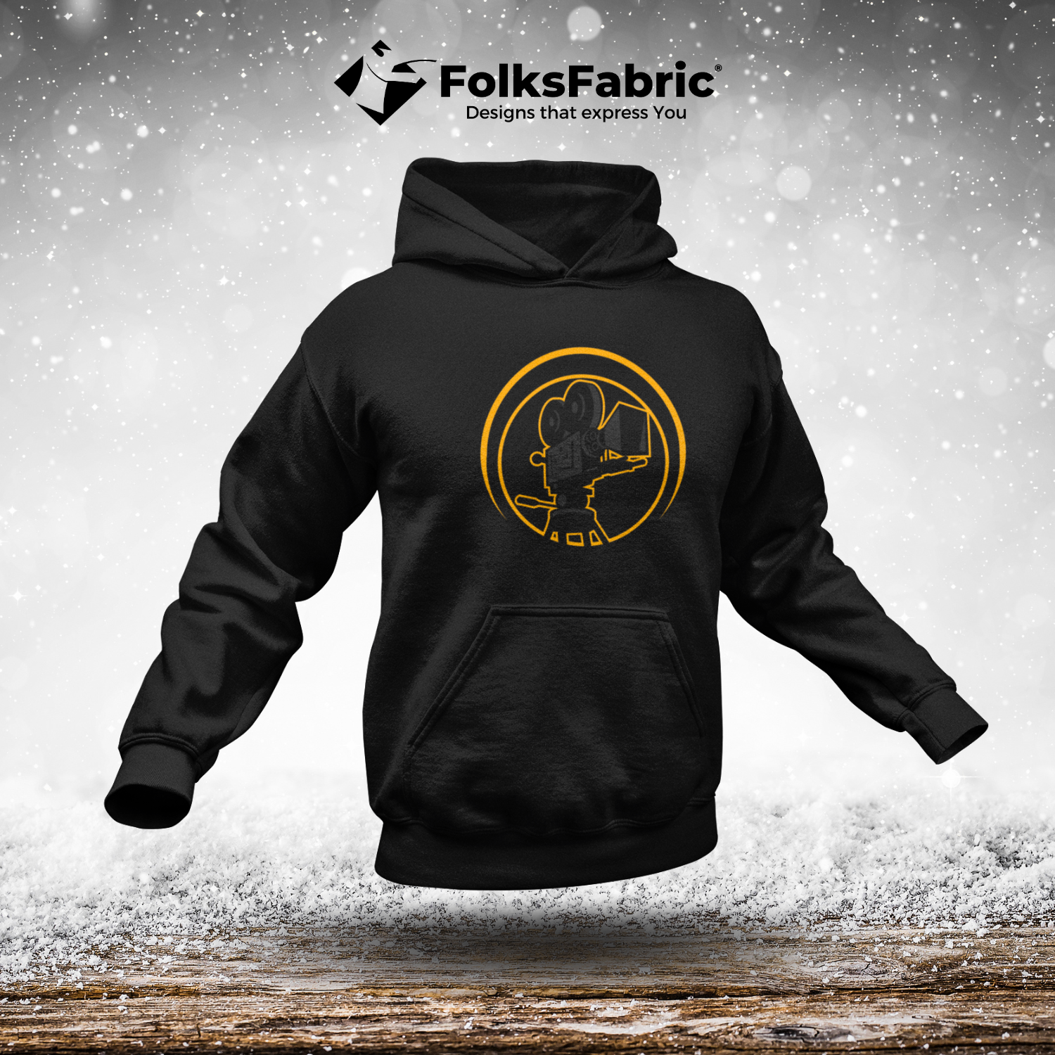 Movie Camera Hooded - FolksFabric 