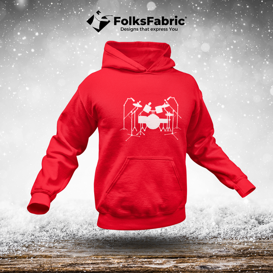 Record Drums Hoody - FolksFabric 