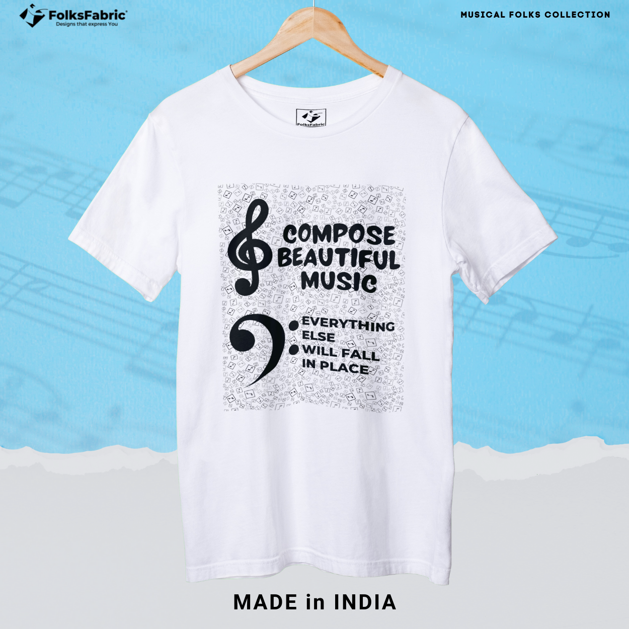 Compose Beautiful Music - FolksFabric 